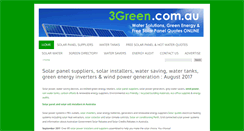 Desktop Screenshot of 3green.com.au