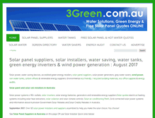 Tablet Screenshot of 3green.com.au